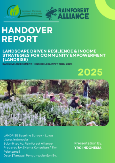 Handover Report : Landscape Driven Resilience & Income Strategies For Community Empowerment (Landrise)